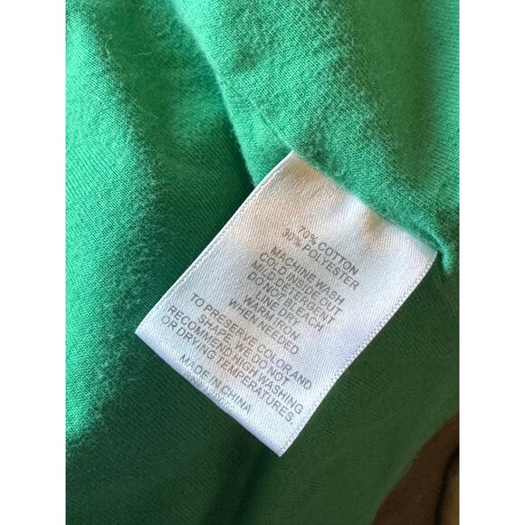 Melody Ehsani Womens Estelle Terrycloth Check Robe Kelly Green Size Small EUC - Picture 6 of 9